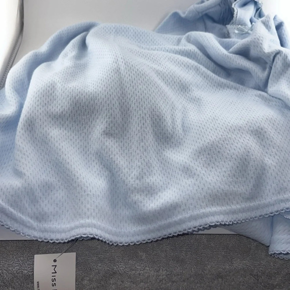 NWT MISS ELAINE WOMAN 3X LOUNGEWEAR/SLEEPWEAR/PAJAMA BLUE CUDDLEKNIT POPOVER - Picture 15 of 17